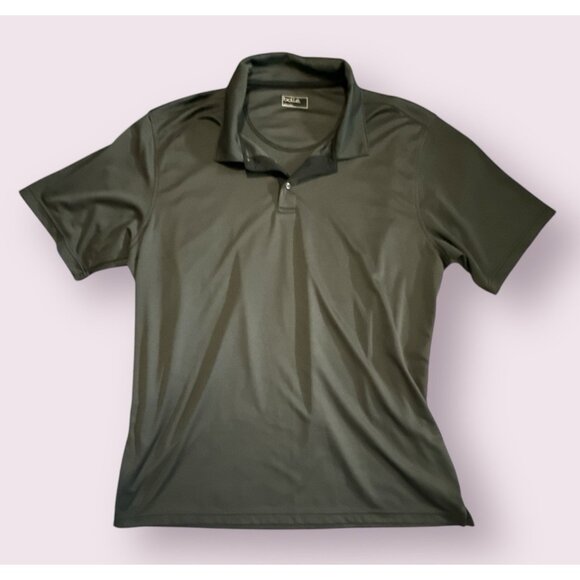 Bolle Shirt Mens XXL Gotham Gray Short Sleeve Performance Golf Polo - Picture 1 of 5